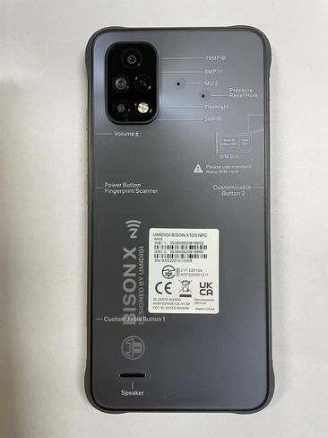 UMIDIGI Bison X10S NFC هواتف ذكية متينة غير مقفلة، 4 جيجابايت + 64 جيجابايت بطارية 6150 مللي أمبير في الساعة IP68/IP69K هاتف مقاوم للماء ومضاد للصدمات مع هاتف ذكي بشاشة كاملة كبيرة 6.53 بوصة وكاميرا رئيسية 16 ميجابكسل هاتف خلوي in Kuwait