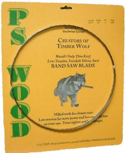 شفرة المنشار الحزامي تيمبر وولف 137 بوصة × 3/4 بوصة × 3 TPI × 0.025 سمك in Kuwait