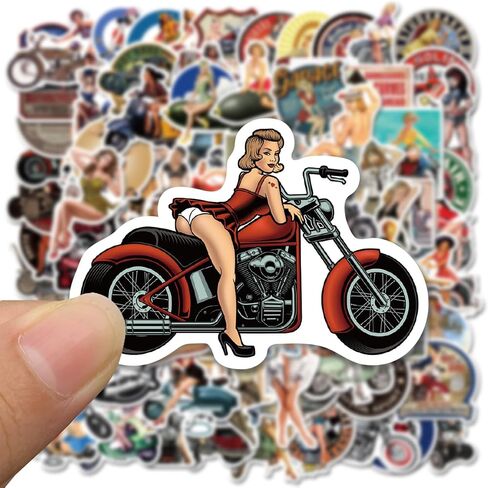 Sexy Anime Girl Stickers 200Pcs Hot Girl Stickers for Adults, Waterproof Vinyl Beauty Stickers Decals for Laptop Water Bottle Scrapbook Luggage in Saudi Arabia