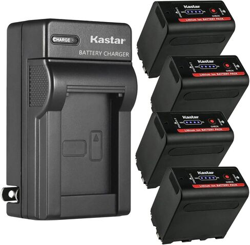 Kastar 2-Pack بطارية وشاحن حائط تيار متردد بديل لسوني CCD-TR818 CCD-TR840 CCD-TR845 CCD-TR87 CCD-TR8E CCD-TR910 CCD-TR913 CCD-TR917 CCD-TR918 CCD-TR930 CCD-TR940 CCD-TR950 CCD- TR97 سي سي دي-TRT97 in Saudi Arabia