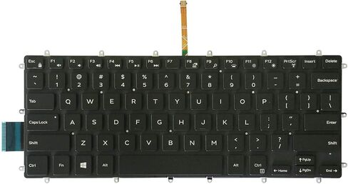 No Frame Keyboard for Dell Inspiron 5368 5378 5370 5379 5568 5578 5579 7368 7370 7373 7375 7378 7460 7466 7467 7560 7569 7570 7572 7573 7579 Laptop (Backlight) in Saudi Arabia