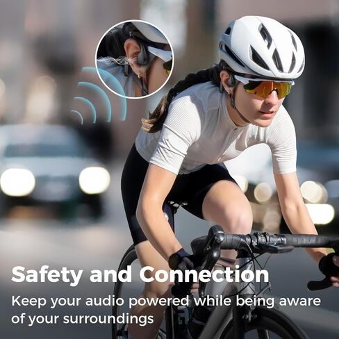 Bone Conduction Headphones, IP68 Professional Waterproof Headphones Swimming Built-in MP3 16G Player, Bluetooth 5.3 Headphones, Comfort&Lightweight Open Ear Headphones for Workout, Running,Cycling in Saudi Arabia