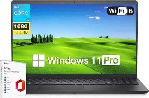 Dell Inspiron 15 3520 Laptop Computer, 15.6" 120Hz IPS FHD, 16GB RAM, 1TB SSD, Intel i3-1215U Up to 4.40 GHz, Students and Business Laptops with Microsoft Office Lifetime License & Windows 11 Pro in Saudi Arabia