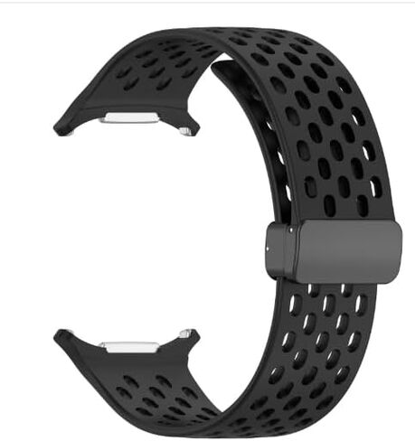 Magnetic Anti Sweat Sport Band Compatible with Samsung Galaxy Watch Ultra 47mm(2024), Waterproof Breathable Soft Silicone Bands for Men Women in Saudi Arabia