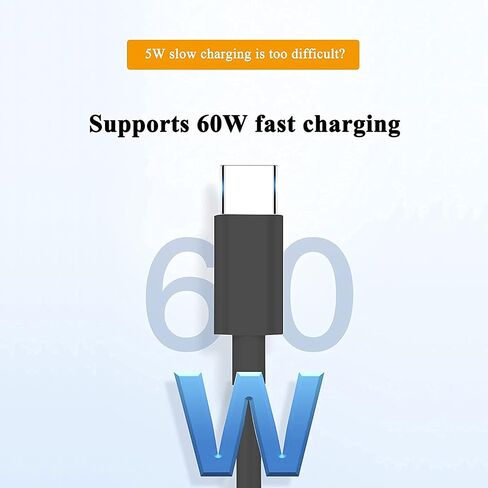Adhiper USB C to USB C PVC 3A Profession Computer Charging Cable and Data Synchronization Cable for Thinkpad/Thinkbook/Ideapad/Yoga/Series for Lenovo Series,for iPad Pro/Air/Galaxy S23/Pixel(1m) in Saudi Arabia