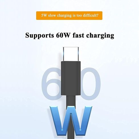 Adhiper USB C to USB C PVC 3A Profession Computer Charging Cable and Data Synchronization Cable for Thinkpad/Thinkbook/Ideapad/Yoga/Series for Lenovo Series,for iPad Pro/Air/Galaxy S23/Pixel(1m) in Saudi Arabia