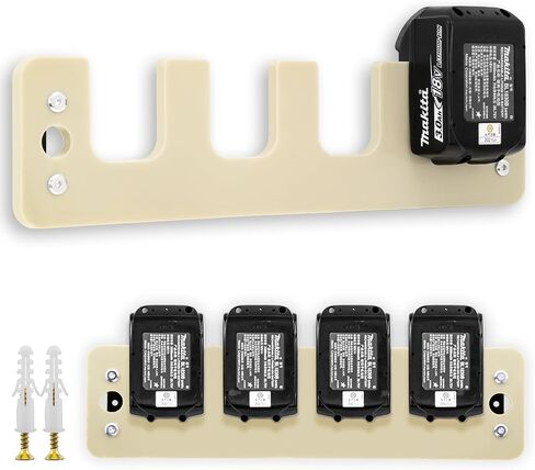 FETESNICE wall mount for Makita battery,Battery holder 18v/14.4v for Makita including mounting material,Battery holder for workshop & garage in Saudi Arabia