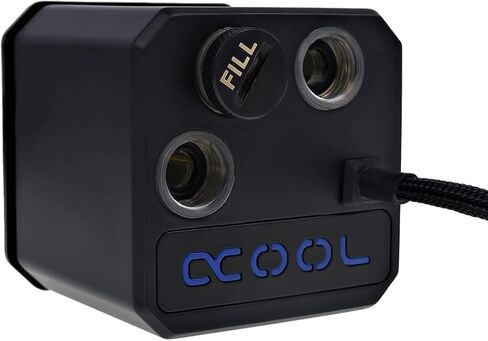 Alphacool Eisbaer (Solo) CPU Water Block and Pump and Thermal Grizzly AM5 Contact Sealing Frame Bundle, Black in Saudi Arabia