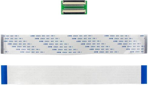 VSDISPLAY 60Pin to 60Pin ZIF 0.5mm Pitch Connector Adapter with Extension Flat Cable FFC Extend(Length 200mm) in Saudi Arabia