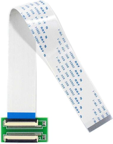 VSDISPLAY 60Pin to 60Pin ZIF 0.5mm Pitch Connector Adapter with Extension Flat Cable FFC Extend(Length 200mm) in Saudi Arabia