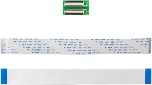 VSDISPLAY 60Pin to 60Pin ZIF 0.5mm Pitch Connector Adapter with Extension Flat Cable FFC Extend(Length 200mm) in Saudi Arabia
