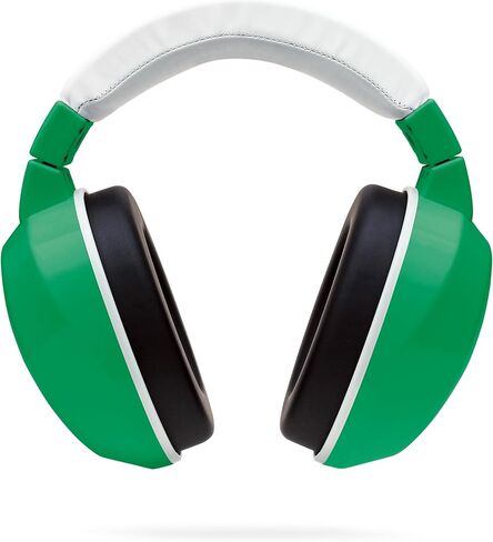 Lucid Audio HearMuffs Kids Hearing Protection Green/White (Over-the-ear Sound Protection Ear Muffs Ages 5+) in Saudi Arabia