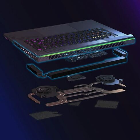 ASUS أحدث ROG Strix 16 بوصة WQXGA i9-14900HX RTX 4060 كمبيوتر محمول للألعاب، 16 بوصة WQXGA 2560 * 1600، Intel i9-14900HX، NVIDIA GeForce RTX 4060، 64 جيجابايت DDR5، 2 تيرابايت SSD، لوحة مفاتيح بإضاءة خلفية RGB، Windows 11 Home in Kuwait