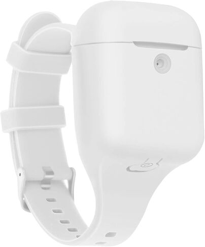 أحدث سوار معصم لعام 2021 لأجهزة AirPods/AirPods 2، غطاء حزام رياضي متوافق مع Apple Airpods 1st و2nd، حافظة شحن لاسلكية محمولة كاملة الحماية من السيليكون (أسود) in Saudi Arabia