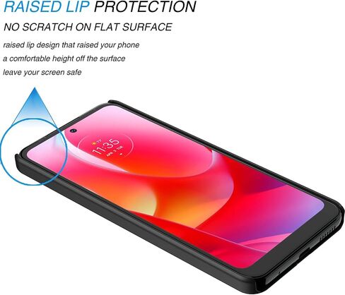 Tekcoo for Moto G Power 2022 Case Holster Clip, [Tstraw] Hard Shell [Built-in Kickstand] Secure Locking Belt Swivel Clip Defender Carrying Full Body Ultra Slim Case Cover Black in Saudi Arabia