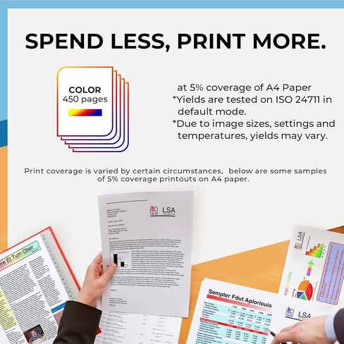Penguin 67XL Ink Cartridges for HP Printers Deskjet 2755e 2800 2855e 4155e 2752 2723e Envy 6055 6052 Envy Pro 6458 6452 6455 Remanufactured High Yield 67 XL hp67 hp67xl 1 Color in Saudi Arabia