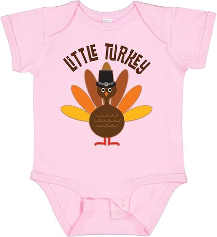 inktastic Little Turkey Thanksgiving Baby Bodysuit in Saudi Arabia