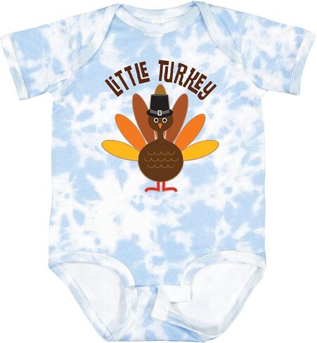 inktastic Little Turkey Thanksgiving Baby Bodysuit in Saudi Arabia