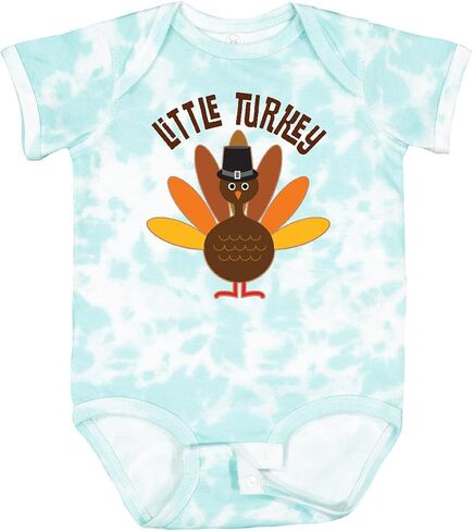 inktastic Little Turkey Thanksgiving Baby Bodysuit in Saudi Arabia