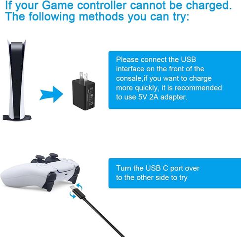 PS4 Controller Charger Cable,PS4 Charging Cord Compatible with Xbox One Controller,Playstaion-4,Dualshock-4,PS4 Slim Pro Controller.Braided Replacement Micro USB Data Sync for X-box One X Accessories in Saudi Arabia