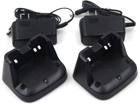 (2-Pack) BC-193 Rapid Charger for ICOM IC-F3001 F3002 F3003 F3101 F3102 F3103 F4001 F4002 F4003 F4101 S70 T70A V8E Portable Two Way Radio(BP-265) in Kuwait