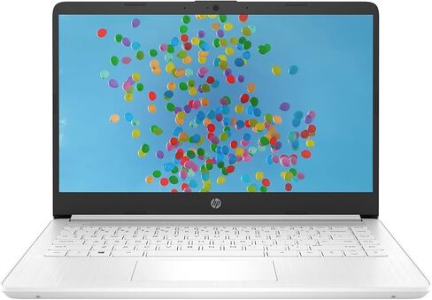 HP Laptop, Newest 14" Ultral Light Laptop for Students and Business, Intel Celeron N4120, 16GB RAM, 192GB Storage(64GB eMMC+128GB Micro SD), WiFi, Bluetooth, HDMI, Webcam, USB-A&C, Win11 S-White in Saudi Arabia