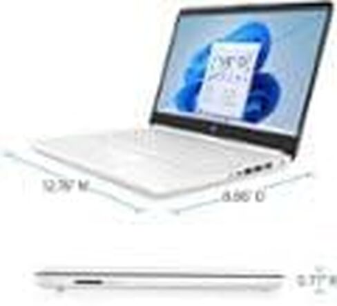 HP Laptop, Newest 14" Ultral Light Laptop for Students and Business, Intel Celeron N4120, 16GB RAM, 192GB Storage(64GB eMMC+128GB Micro SD), WiFi, Bluetooth, HDMI, Webcam, USB-A&C, Win11 S-White in Saudi Arabia