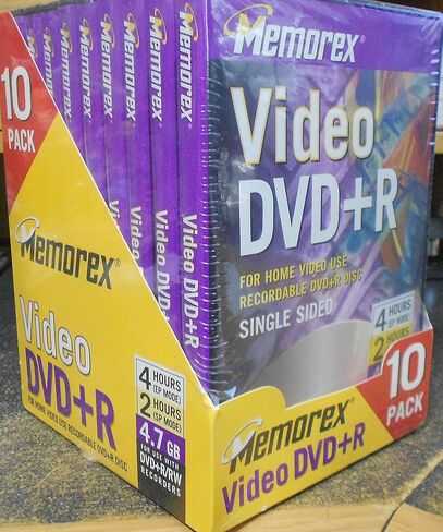 وسائط Memorex DVD+R سعة 4.7 جيجابايت (10 عبوات) in Kuwait