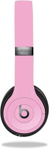 MightySkins Skin Compatible with Beats by Dr. Dre Solo 3 Wireless - Solid Hot Pink | Protective, Durable, and Unique Vinyl Decal wrap Cover | Easy to Apply, Remove | Made in The USA in Saudi Arabia