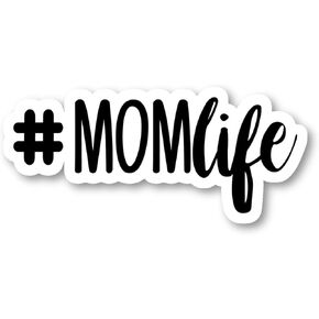 Mom Life Sticker Funny Mom Quotes Stickers - 3 Pack - Set of 2.5, 3 and 4 Inch Vinyl Laptop Stickers - for Laptop, Phone, Water Bottle, Car & More Decal (3 Pack) S4252-3Pack