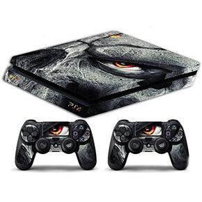 Skin Ps4 Slim - Skull Eye - Limited Edition Decal Cover ADESIVA Playstation 4 Slim Sony Bundle