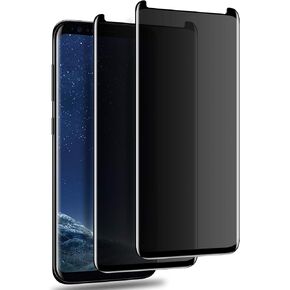 LYWHL 2 Pack for Samsung Galaxy S9 Plus Privacy Screen Protector, Anti-Spy 9H Hardness Tempered Glass Film for Galaxy S9 Plus / S9+ / S8 Plus / S8+ [Case Friendly] [Bubble Free]