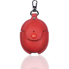 Portable with Secure Snap-Fastener Leather Case Compatible with Google Pixel Buds Pro (2022) Fashion Scratch Leather Cover with Anti-Loss Keychain for Boys Girls Womens Mens