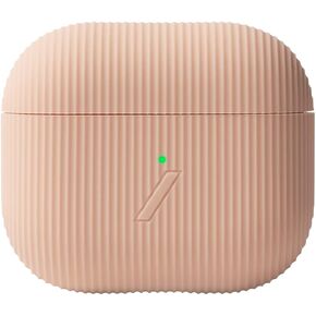 Native Union Curve Case for AirPods (3rd Gen) – Sleek Textured Silicone Case – Compatible with Qi Wireless Charging – for AirPods (Indigo)