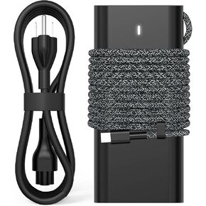 Newest Slim 65W USB C Laptop Charger for Dell Latitude XPS Chromebook Computer Fast Charging Type C AC Adapter Power Cord Supply