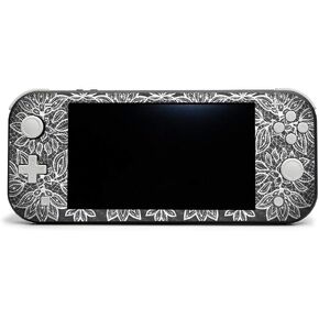 MightySkins Carbon Fiber Skin for Nintendo Switch Lite - Hoi an Lanterns | Protective, Durable Textured Carbon Fiber Finish | Easy to Apply, Remove, and Change Styles | Made in The USA