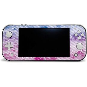MightySkins Carbon Fiber Skin for Nintendo Switch Lite - Rasta Rainbow | Protective, Durable Textured Carbon Fiber Finish | Easy to Apply, Remove, and Change Styles | Made in The USA