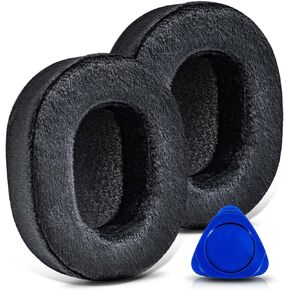 WH 1000XM5 Earpads for WH-1000XM5 (WH1000XM5) by TRANSTEK, Replacement Ear Pads Cushions with High-Density Noise Isolation Foam, Added Thickness-Velour