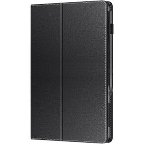 SaharaCase Folio Series Case Cover for Lenvo Yoga Tab P11 (2nd Generation) [Shockproof Bumper] Heavy Duty Rugged Protection Antislip PU Leather Integrated Kickstand - Black