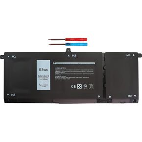 بطارية بديلة 53WH H5CKD من Dell لجهاز Inspiron 5400 5406 7405 7300 7306 7500 7506 2 في 1 فضي 5300 5301 5401 5402 5408 5409 5501 5502 5508 5509 Series Latitude 3410 3510 Vo لابتوب سترو 5300.