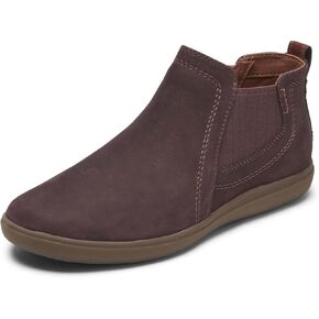Cobb Hill Women's Bailee Chelsea Boot, Eggplant Nubuck, 5