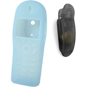Artisan Power Blue Silicone Gel Case for Polycom | SpectraLink 8020, 6020 and Avaya 3641 | Healthcare Grade Silicone | Belt Clip with Rotating Ratchet | Matches OEM Part Number WTO360