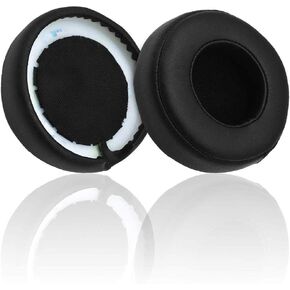 Pro Earpads Replacement Ear Pads Cushion Cover Ear Cups Repair Parts Compatible with Monster Beats by Dr. Dre Pro Detox Headphones Black