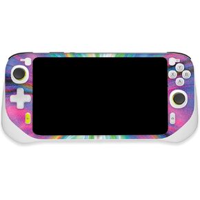 MightySkins Glossy Glitter Skin Compatible with Logitech G Cloud Gaming Handheld - Prismatic Vortex | Protective, Durable High-Gloss Glitter Finish | Easy to Apply | Made in The USA