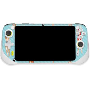 MightySkins Carbon Fiber Skin Compatible with Logitech G Cloud Gaming Handheld - Upstream | Protective, Durable Textured Carbon Fiber Finish | Easy to Apply | Made in The USA