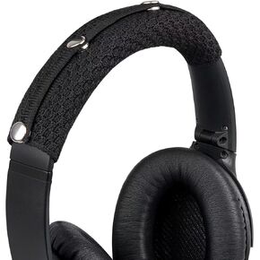 GVOEARS Headphone Headband Cover for Bose QC35, QC25, JBL, Anker Soundcore,Sony,Hyperx,Sennheiser, ATH,Audio-Technica, Plantronics Headsets, Headband Cushion Easy Installation No Tool Needed(Black)