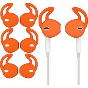 Ear Gel Covers Anti-Slip Silicone Soft Replacement Sport Earbud Tips Comfortable 4 Pairs (Jet Black)