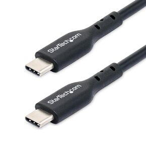 StarTech.com 2m (6ft) USB C Charging Cable, USB-C Cable, USB 2.0 Type-C Laptop Charger Cord, 60W 3A Power Delivery, M/M