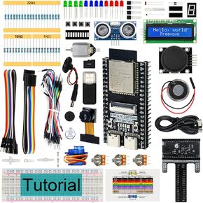 FREENOVE Super Starter Kit for ESP32-S3-WROOM (Included) (Compatible with Arduino IDE), Onboard Camera Wireless, Python C, 540-Page Detailed Tutorial, 176 Items, 76 Projects