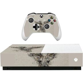 MightySkins Skin for Microsoft Xbox One S All-Digital Edition - Hippie Butterfly | Protective, Durable, and Unique Vinyl Decal wrap Cover | Easy to Apply, Remove, and Change Styles | Made in The USA